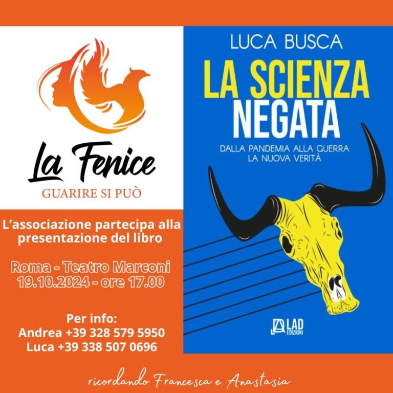 La Fenice partecipa alla presentazione di La Scienza Negata di Luca Busca